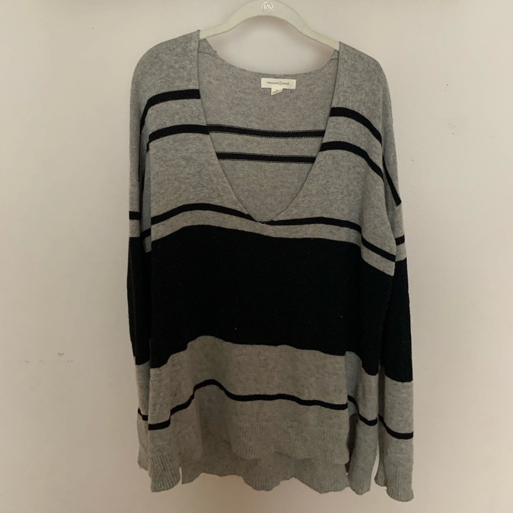 Treasure & Bond Stripped Sweater